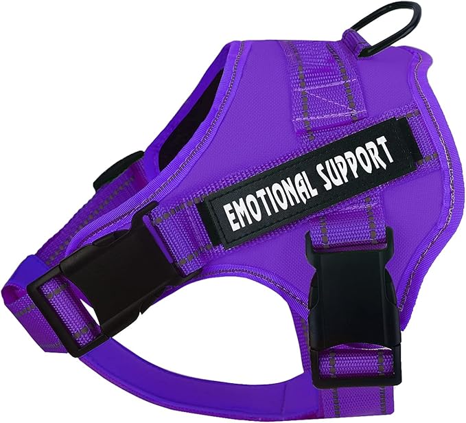 voopet Service Dog Harness, Emotional Support Pet Vest Harness, Reflective Breathable and Adjustable No-Pull ESA Dog Harne...