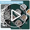ESEHGS Hair Tie Organizer,Portable Travel Qtip Holder,Bathroom Storage Organizer Qtip Dispenser Cotton Swabs Dispenser Kid...