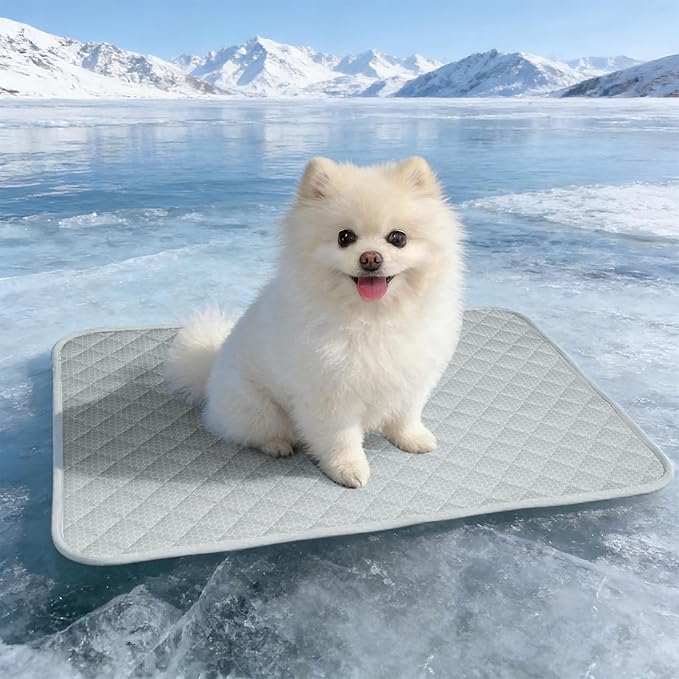 CHVOULTO Cooling Mat for Dogs: Premium Waterproof Dog Cooling Blanket, 5-Layer Materials Dog Cooling Mat, Washable Pet Coo...