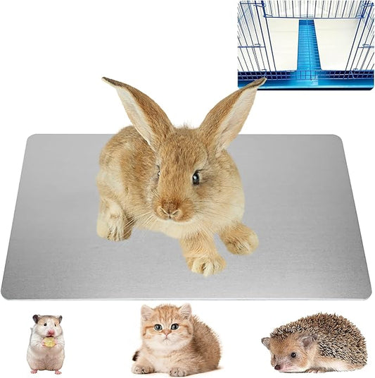 KABASI Rabbit Cooling Pad, Hamster Cool Plate Ice Bed, Pet Cooling Mat for Bunny Puppy Kitten Guinea Pig Cat & Other Small...