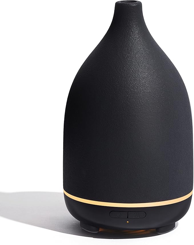 InnoGear Oil Diffuser, 150ML Ceramic Diffuser for Essential Oils Handcrafted Aromatherapy Diffuser Mother's Gift Ultrasoni...