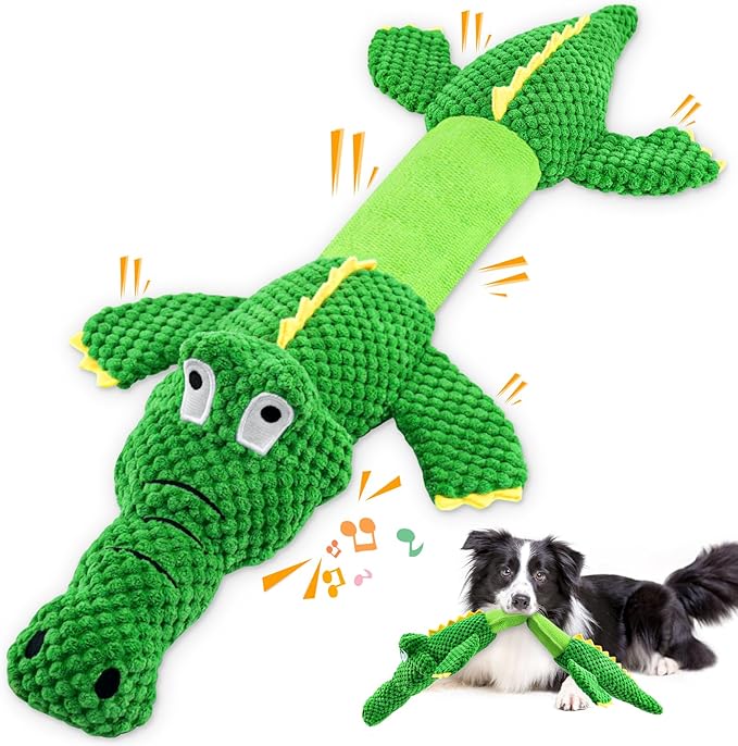 WOWBALA Dog Toys for Aggressive Chewers : Tough Interactive Tug of War Dog Toys-Squeaky Chew Toys for Small,Medium,Large B...