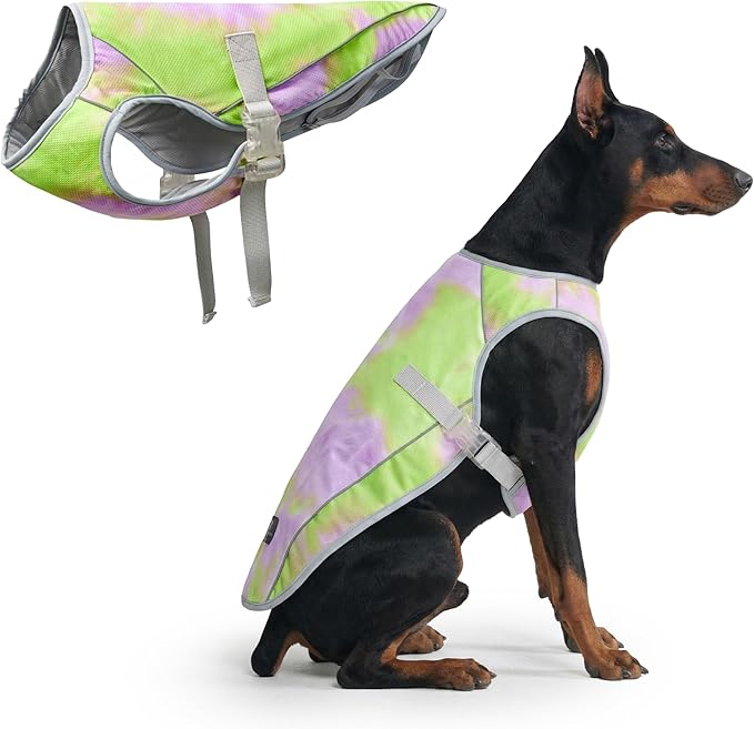 Spark Paws Dog Cooling Vest - SPF 50 UV Sun Protection - Summer Heat Relief Gear for Dogs, Lightweight, Evaporative Coolin...