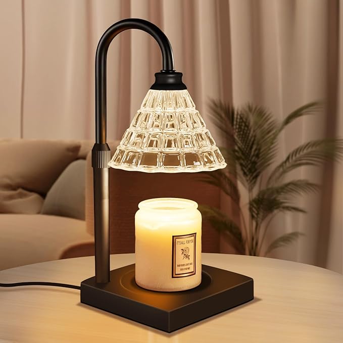 MAKYTWOW Candle Warmer Lamp with Dimmer, 2H/4H/8H Timer, Compatible with Yankee Candle Large Jar Candle, Home Decor Gift f...