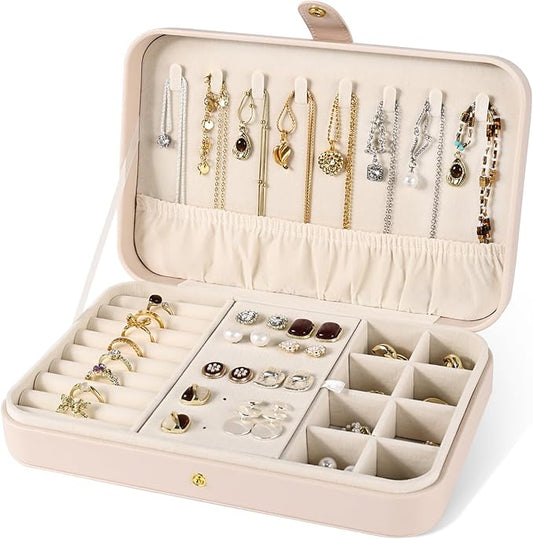 Greenfeather Jewelry Box, Jewelry Organizers and Storage Small Jewelry Boxes for Women Portable Jewelry Organizer Storage ...
