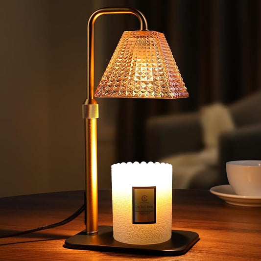 Candle Warmer Lamp with Timer Dimmer - Birthday Gifts for Women Mom House Warming Gift New Home Room Decor, Adjustable Hei...