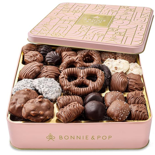 Chocolate Gift Basket for Women, Candy Gift Box Set for Woman, Holidays, Her, Mom, Wife, Girlfriend, Anniversary | Bonnie ...