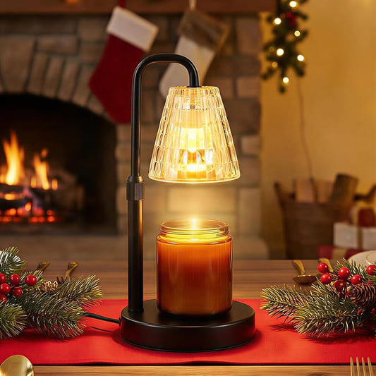 Glimra Candle Warmer Lamp with Timer,Dimmable Candle Warmwr for Jar Candles,Adjustable Cabdle Warmer Birthday Gifts,for Mo...