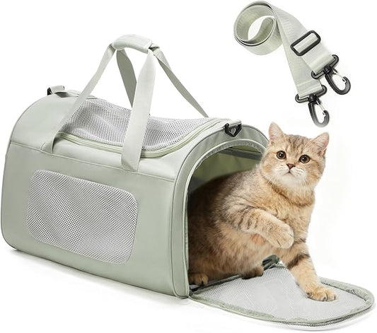 Large Cat Carriers Dog Carrier Pet for Small/Medium Cats Dogs Puppies,Soft-Sided Cat Bag Airline Approved,Carry Up to 20 L...