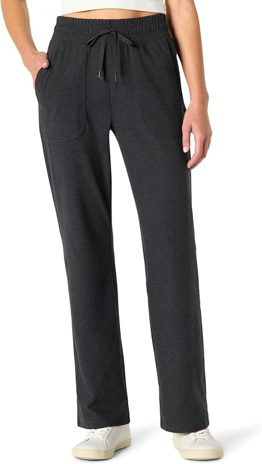 Amazon Essentials Women's Relaxed fit Athletic Soft Performance Lightweight Stretch Casual Workout Sweatpants