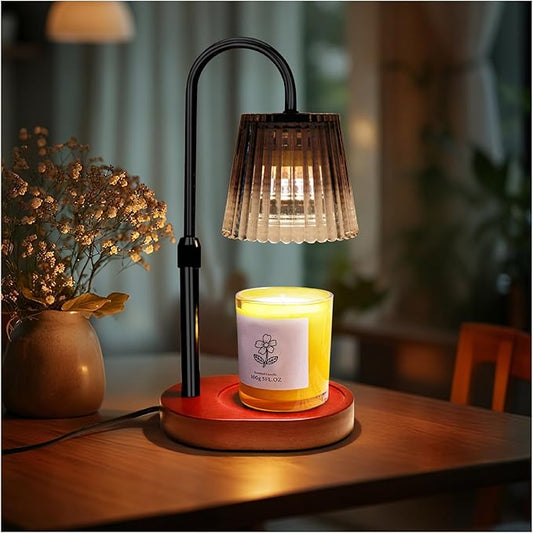Candle Warmer Lamp with Timer Dimmer - Home Decor, Gifts for Mom Women Friend Sister -Wax Melt Warmer,Adjustable Height wi...