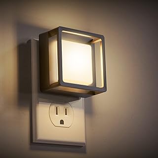 DORESshop LED Night Light, Night Lights Plug Into Wall [2 Pack] with Dusk-to-Dawn Sensor, Dimmable Nightlights, Adjustable...