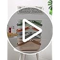 JiatuA Plastic Storage Basket with Handle Portable Shower Caddy Tote Organizer Basket Bin for Bathroom Kitchen Dorm Room B...