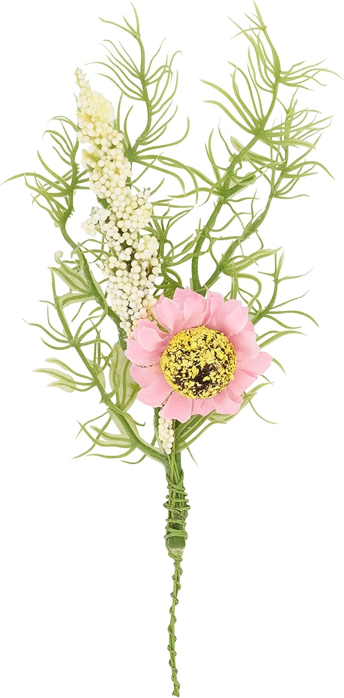 SARO LIFESTYLE Floral Design Napkin Picks (Set of 12)