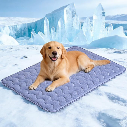 APPKER Dog Cooling Mat, Double-Sided Cooling Pet Pad, 28" x 19" Arc-Chill Cool Fiber & Q-MAX>0.45, Soft Breathable Pet Bed...
