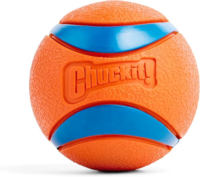 Chuckit! Ultra Ball Dog Toy - Size Large - For Dogs 60-100 lbs - Made from Durable Rubber - Super Bouncy - Floats in Water...