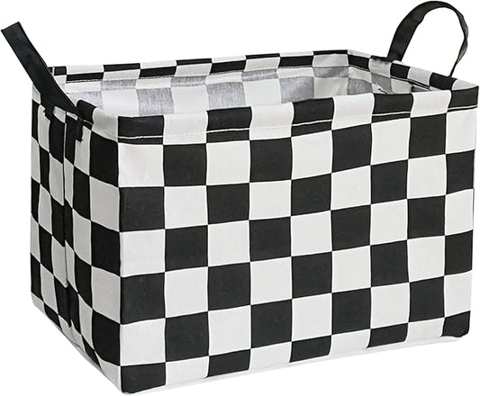 MAIZMZ Rectangular Storage Basket Collapsible Organizer Bin Waterproof Toy Box for Organizing Home/Dorm/Kitchen/Pet/Offic...