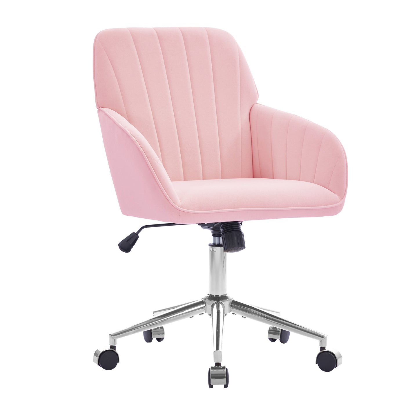 Height-adjustable Office Swivel Chair For Home And Bedroom, Ergonomic Swivel Chair With Backrest, Suitable For Long Periods Of Sitting.