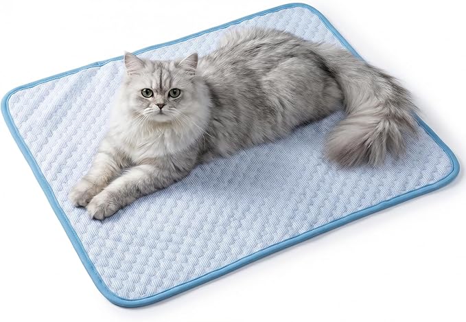 Fhodigogo Cooling Mat Pad for Dogs Cats Ice Silk Cooling Bed for Dogs Ice Bed for Cats Pet Mats for Cats Bed Dog Pad Pupy ...