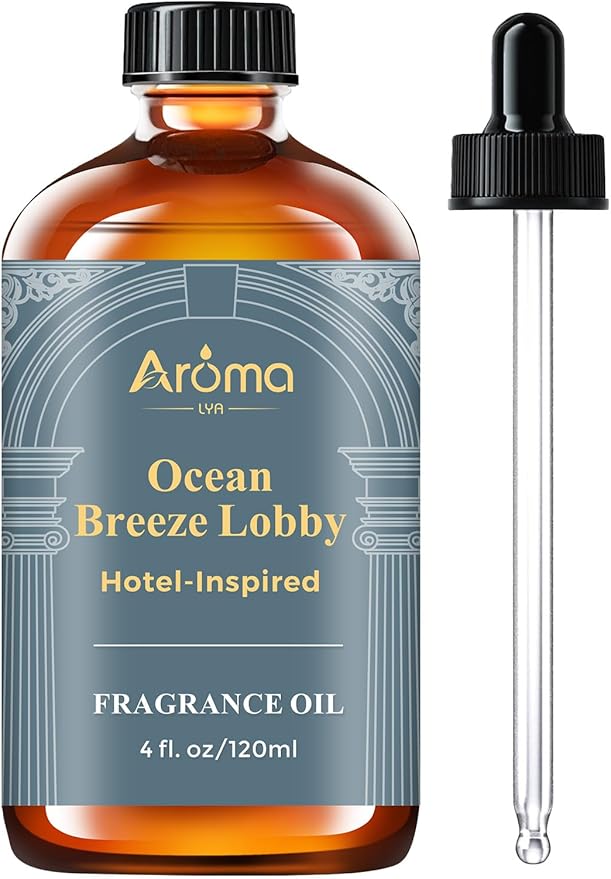 Ocean Breeze Lobby — a Hotel-Inspired Fragrance Oil that Feels Like a Coastal Resort Lobby, Hotel Diffuser Oil for Home Fr...