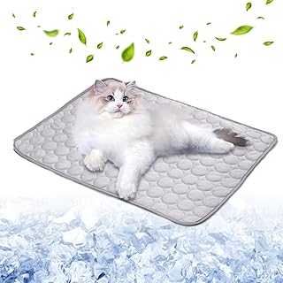 Dog Cooling Mat, 2025 Upgraded Cooling Blanket for Dogs, Washable Cool Mat for Dogs for Summer, Portable Pet Coolings Pad ...