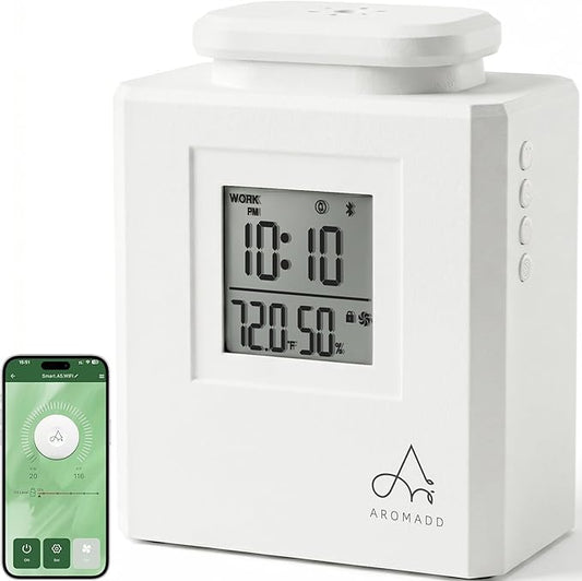 Aromadd U4 Smart HVAC Scent Diffuser for Home – 3000 Sq Ft Waterless Essential Oil Diffuser with Cold Air Tech, Whole Hous...
