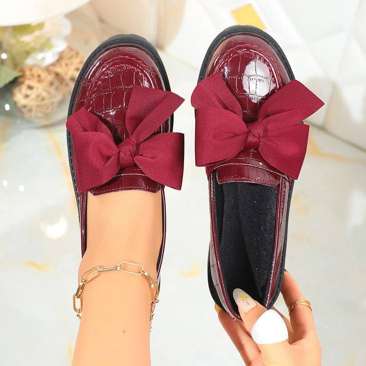 New-style Plus-size Thick-soled Loafers For Women