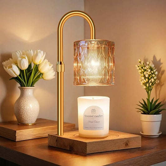 Candle Warmer Lamp Gifts for Women - Home Decor Aesthetic mom Birthday Gift ideas - Wax melt Warmers Light for Office Bedr...