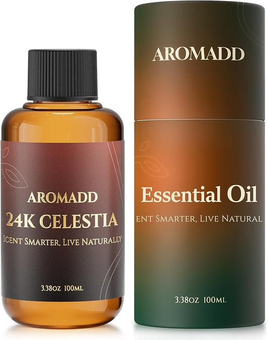 AROMADD AROMADD 24K Celestia Diffuser Oil Inspired by Luxury Hotel Scent 3.38 Fl Oz (100ml), Aroma Diffuser & Hotel Fragra...