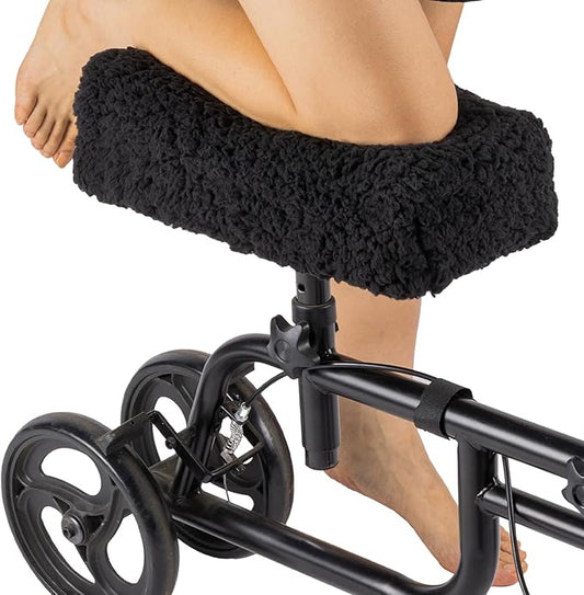 JOYTUTUS Knee Scooter Cushion Cover, Knee Scooter Pad for Comfort, 1.2" Thick Foam Cushion Knee Walker Accessories with Re...