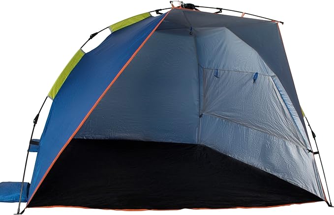Bliss Hammocks Pop-Up Beach Tent w/Carrying Bag, Collapsible Design, Sun Protection and Weather Resistant
