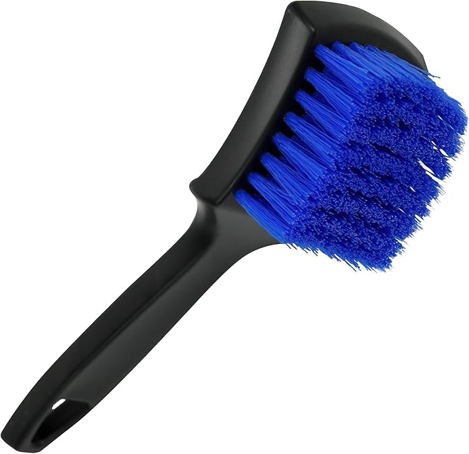 Viking Carpet Cleaning and Scrub Brush for Floor Mats, Cleaning Brush for Car Interior and Home, Black and Blue, 8.3 inch ...