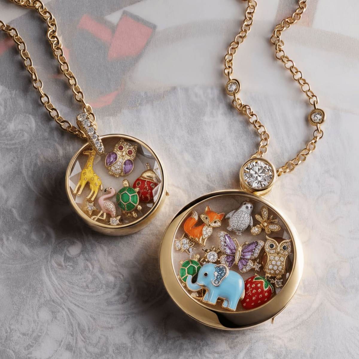 Personalized Glass Pendant Necklace DIY Accessories