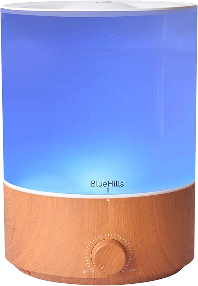 BlueHills Premium 4000 ML XL Essential Oil Diffusers - 70 Hour Run Aromatherapy Diffuser & Air Humidifier Mist for Large R...