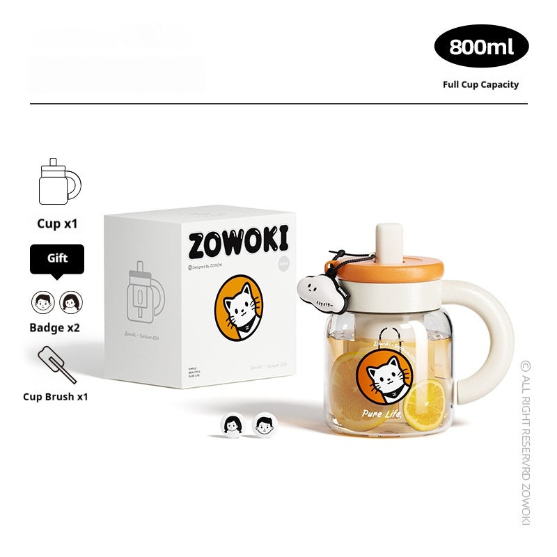 Creation Collection Large-capacity Glass Cup Stylish And Good-looking For Women
