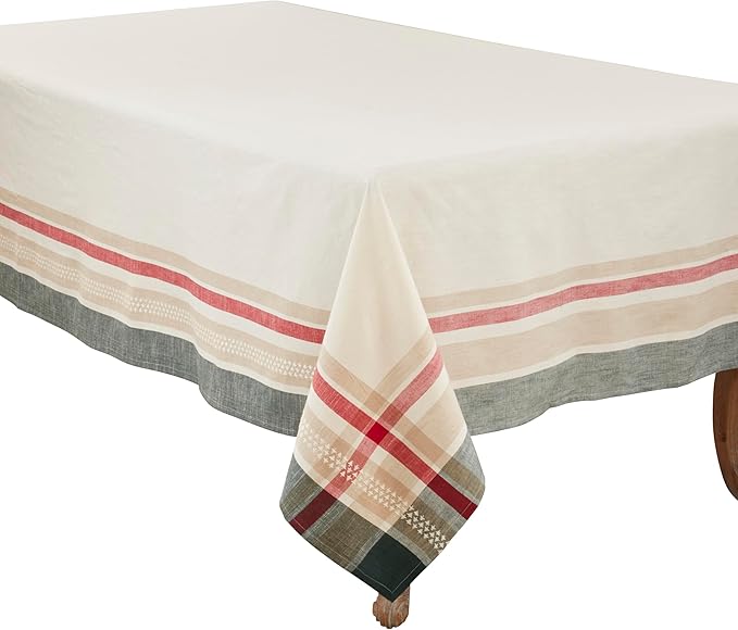 Merry Pines Dobby Tablecloth
