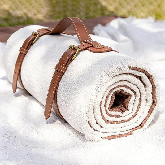 Tiny Land Picnic Blankets, 2 in1 Double Layer Waterproof Mat + Blanket, Foldable Beach Mat,Outdoor Blanket, Portable Campi...