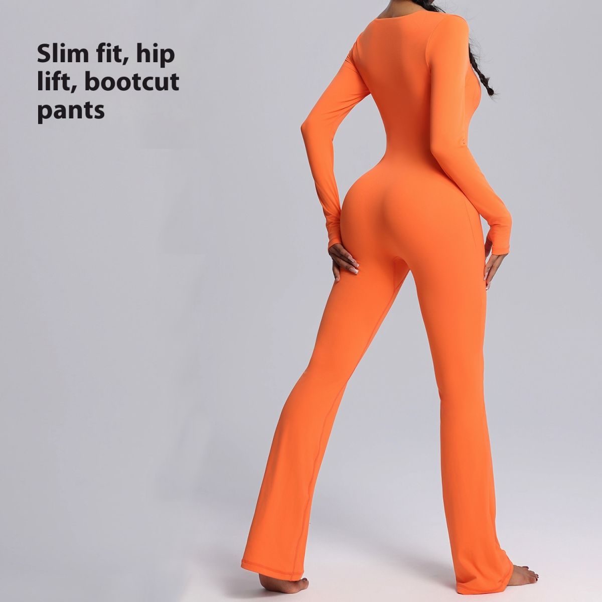 Women's Long Sleeve Yoga Jumpsuit High Elastic Breathability