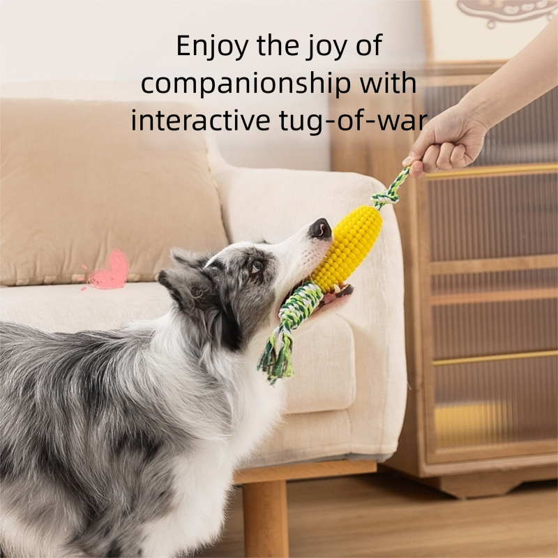 Pet Toy Corn Ball Knot Teething Toys, Large And Small Dog Teeth Cleaning, Biting And Boring Knot Dog Toys