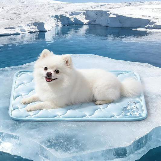 GASUR Cooling Mat for Dogs, Q-Max>0.5 Instant Temp Drop Dog Cooling Mats for Puppy & Cats, Cooling Pad for Dog - Indoor Ou...