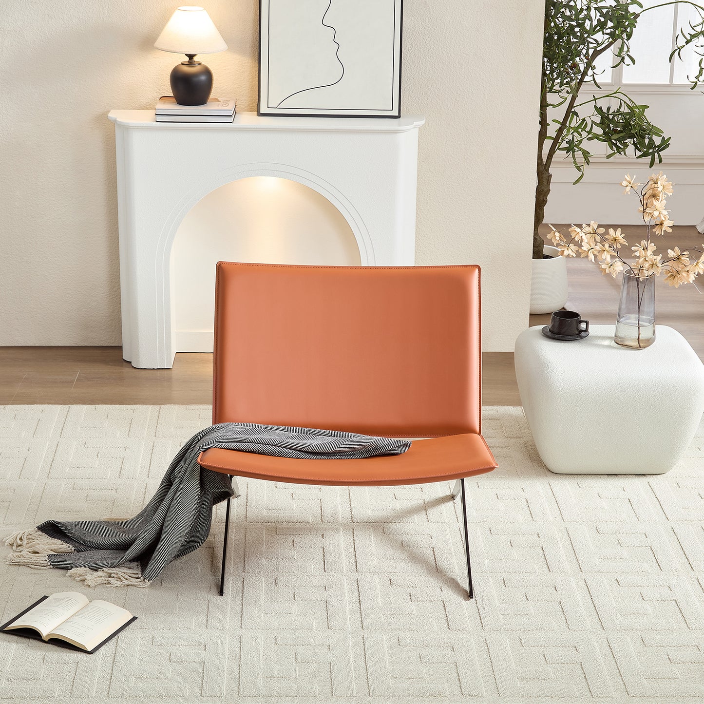 Modern Accent Chair For Living Room, Bedroom & Home Office Seating