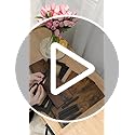 HOOBRO Floating Shelves, 15 Inch Wall Shelf Set of 2, Wall Mounted Storage Shelves 2-Tier, Hanging Bathroom Shelves, for L...