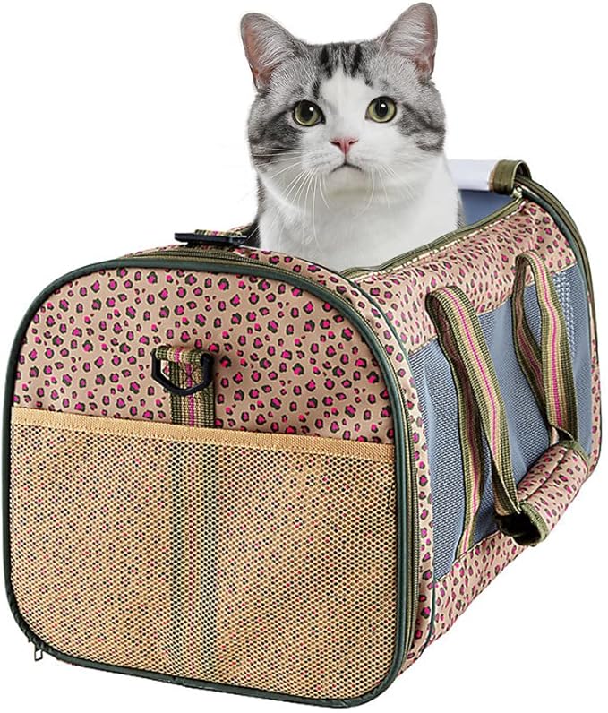 GOOPAWS Soft-Sided Kennel Pet Carrier for Small Dogs, Cats, Puppy, Airline Approved Cat Carriers Dog Carrier Collapsible, ...