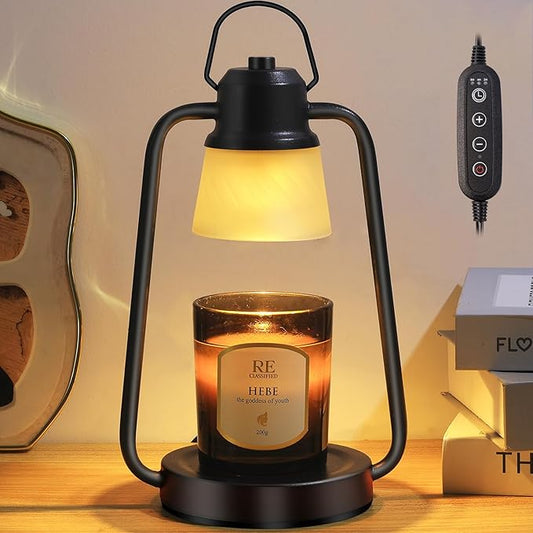 MAOYUE Candle Warmer Lamp with Timer Dimmer - Mothers Day Gifts for Women, Electric Wax Melt Warmer Lamp for Jar Candles, ...