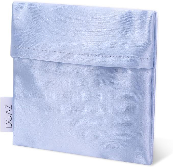 DGAZ silk Sanitary Napkin Storage Bag, Period Bag for Teen Aged Girls, Portable Period Bag for Panty Liners/Menstrual Cup/...