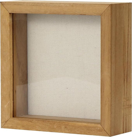TJ.MOREE Shadow Box Frame 5 x 5 Shadowbox Display Case Picture Frame Memorabilia Wedding Bouquet Flowers Medals Military P...