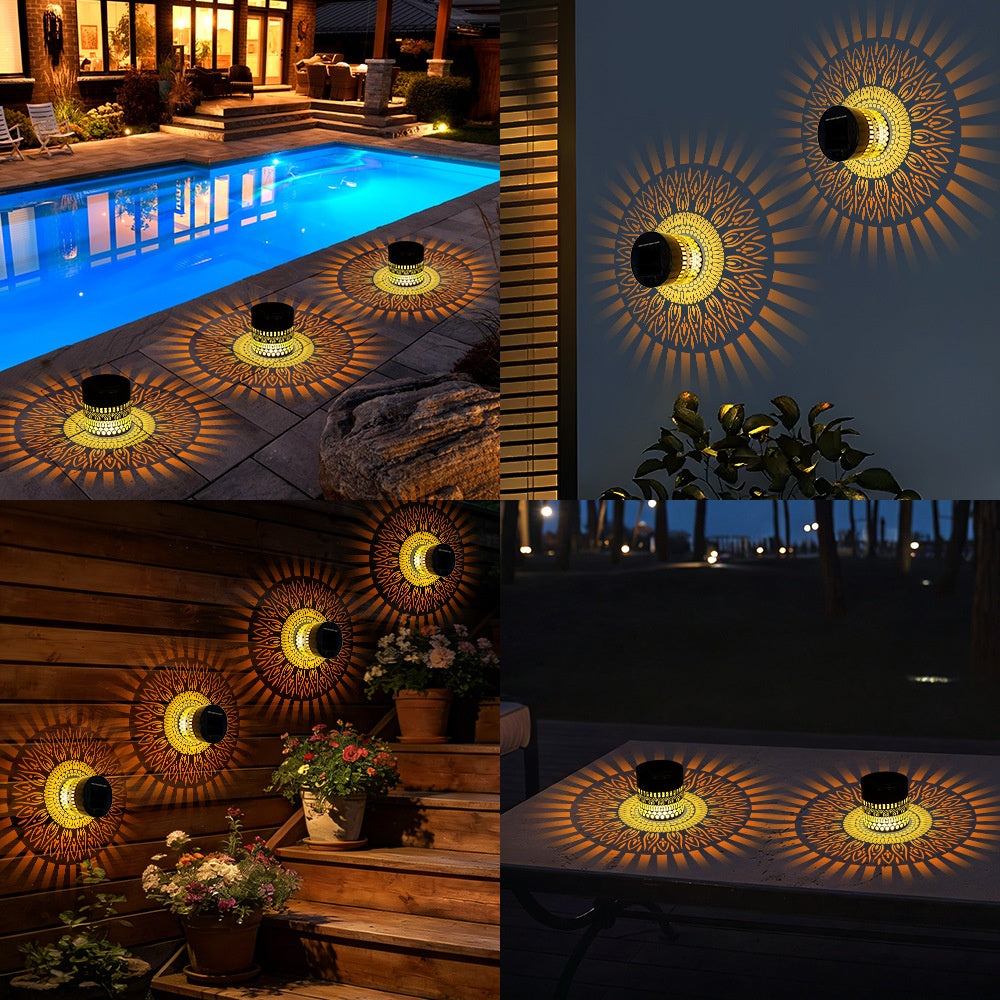 Solar-powered Desktop Lamp For Outdoor Use