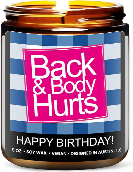 Funny Happy Birthday Candle, Unique Happy Birthday Gifts for Women and Men, Fun Gift Ideas for 30th, 40th, 50th and 60th B...