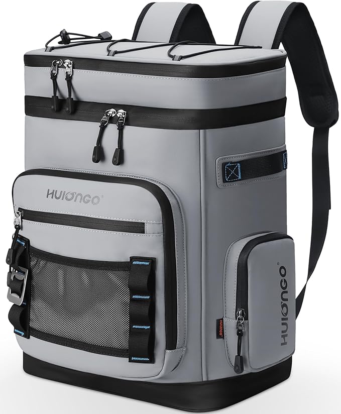Hulongo Large Waterproof Insulated Cooler Backpack for Men & Women, Leak Proof Cooler Backpack for Camping, Beach, Fishin...