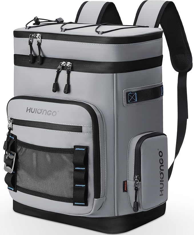 Hulongo Large Waterproof Insulated Cooler Backpack for Men & Women, Leak Proof Cooler Backpack for Camping, Beach, Fishin...